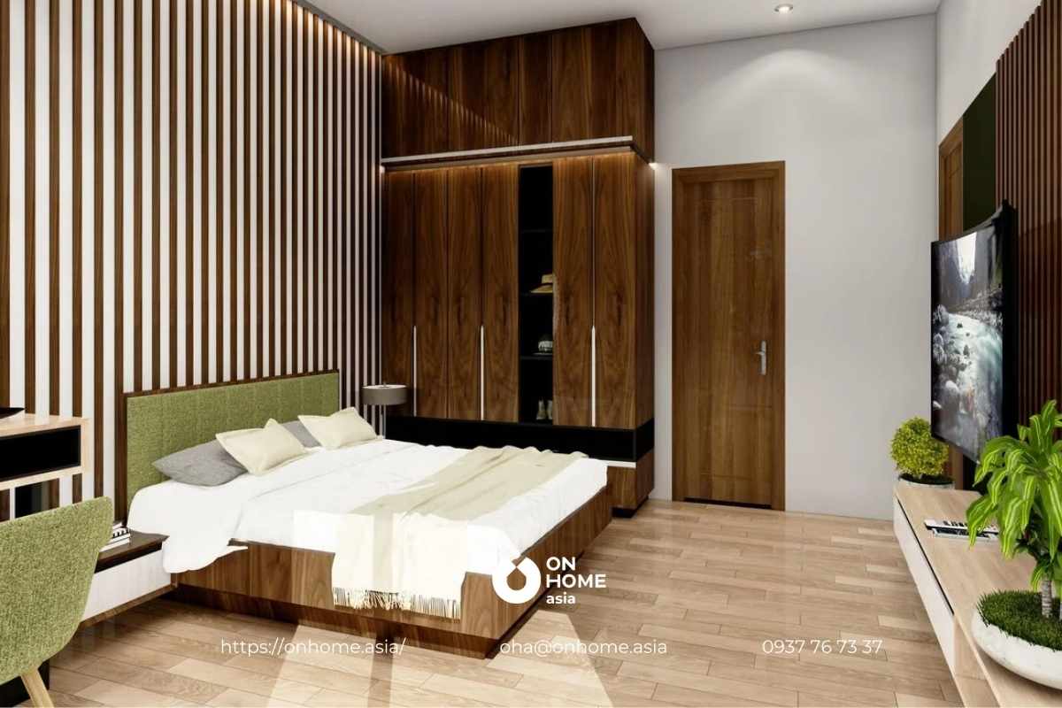 Nội thất phòng ngủ Master hiện đại 