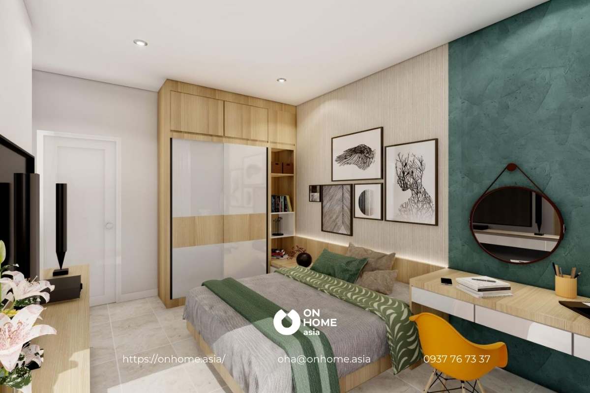 Nội thất phòng ngủ Master hiện đại, thanh lịch