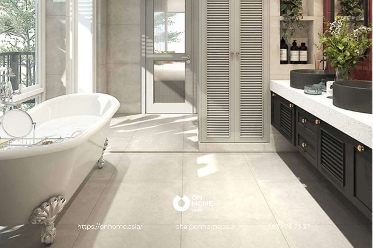 Thiết kế phòng tắm sang trọng