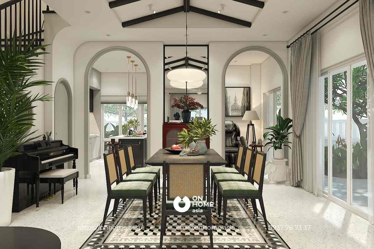 Thiết kế nội thất biệt thự Ecolakes Mỹ Phước