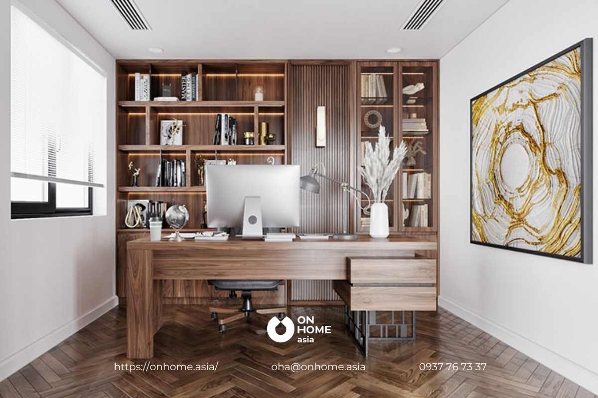 Không gian bàn làm việc sang trọng