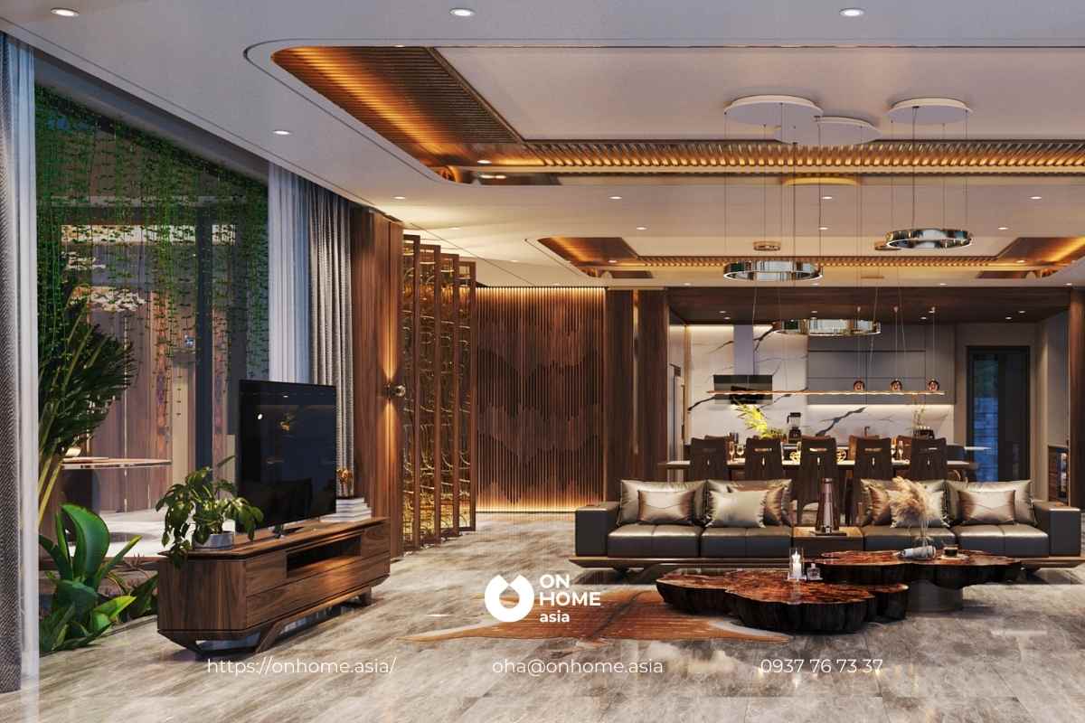 Nội thất gỗ Óc Chó toát lên sự sang trọng