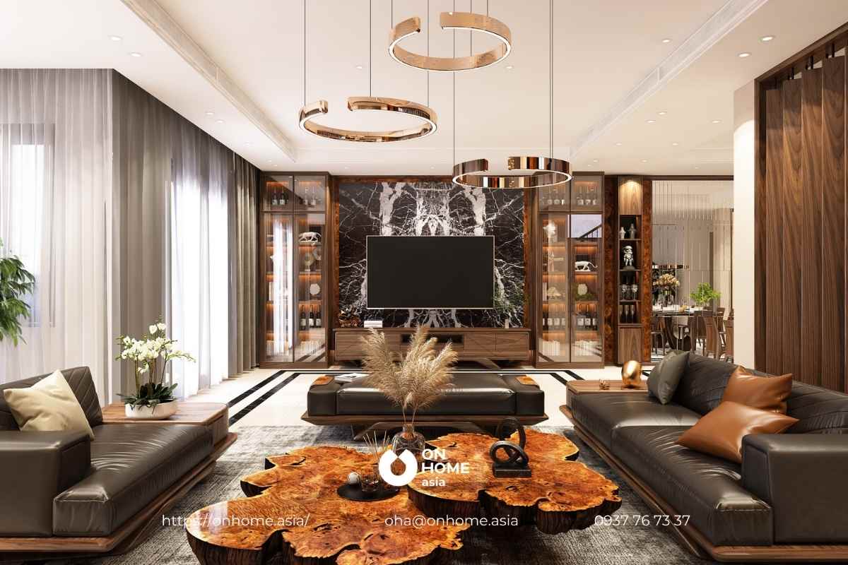 Nội thất gỗ Óc Chó được làm từ nhiều loại gỗ khác nhau