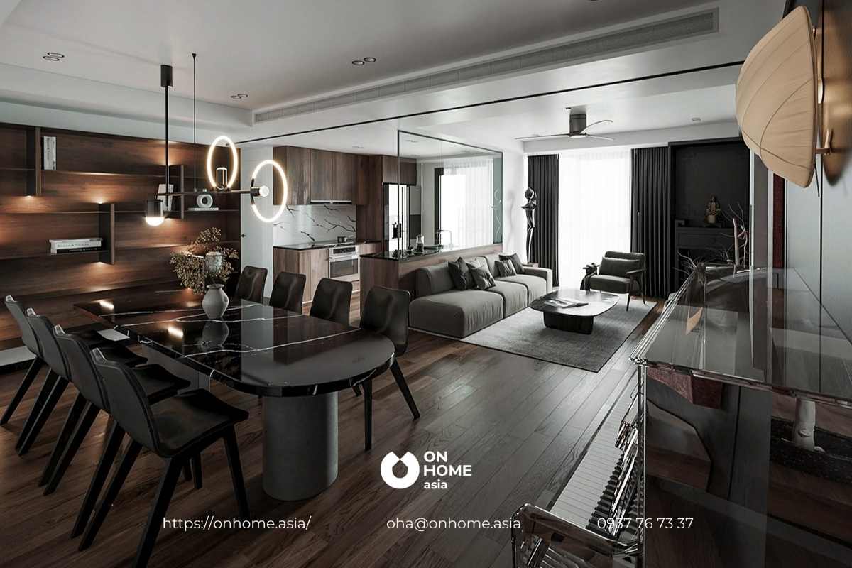 Nội thất căn hộ chung cư hiện đại, cao cấp