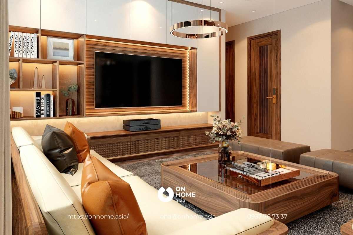 Kệ tivi gỗ Óc Chó cao cấp