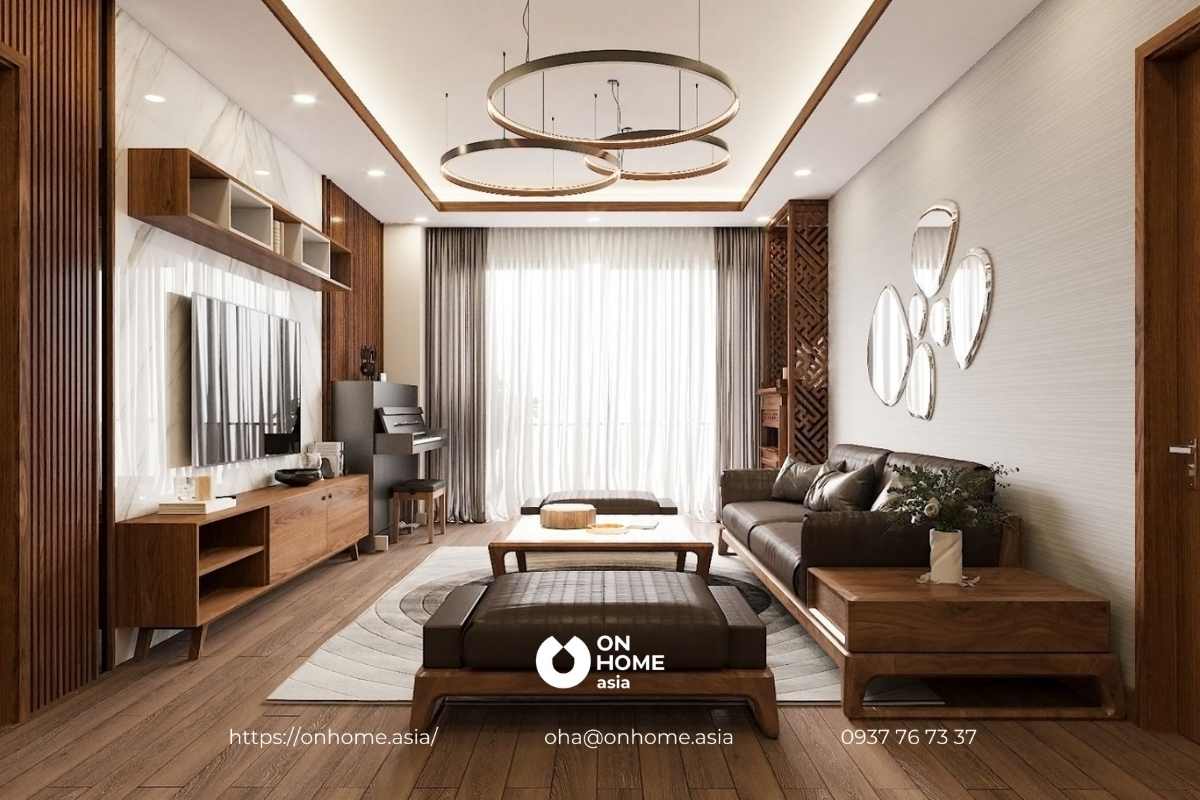 Bố trí phòng khách khoa học, đơn giản