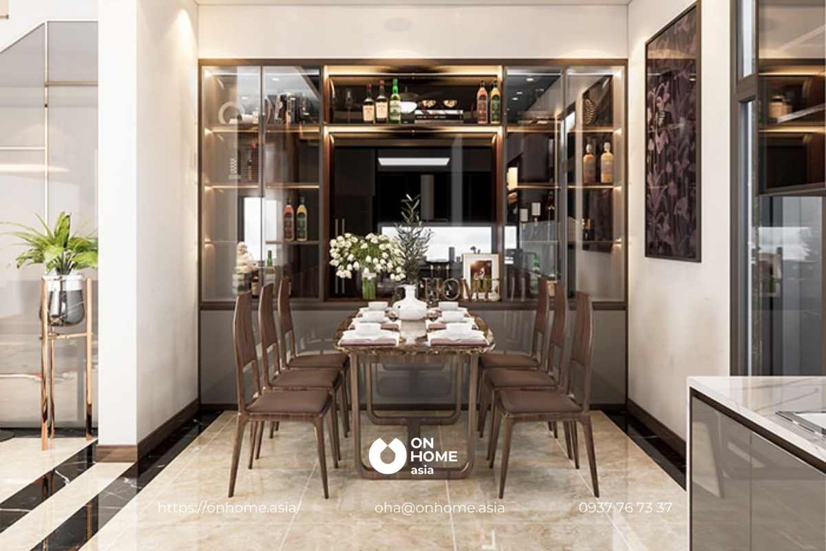 Bộ bàn ăn gỗ Óc Chó đẹp