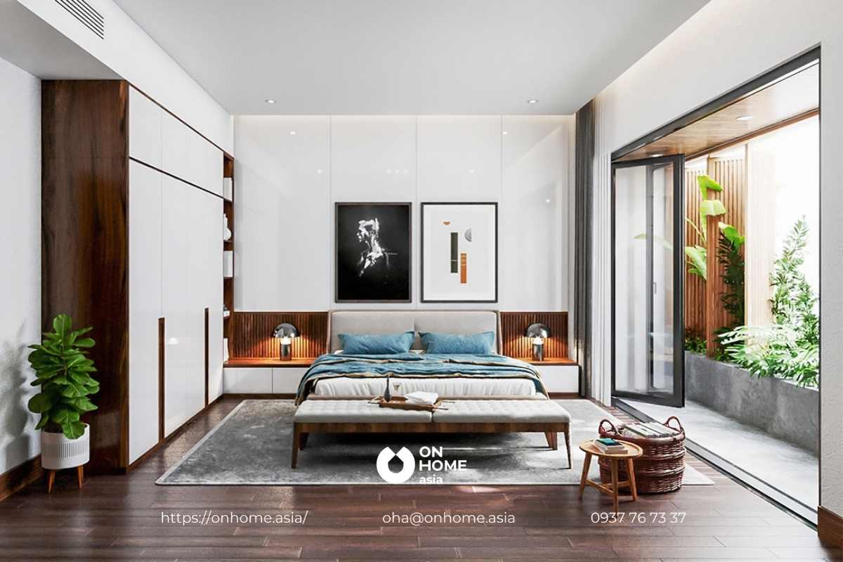 Nội thất phòng ngủ đơn giản tinh tế