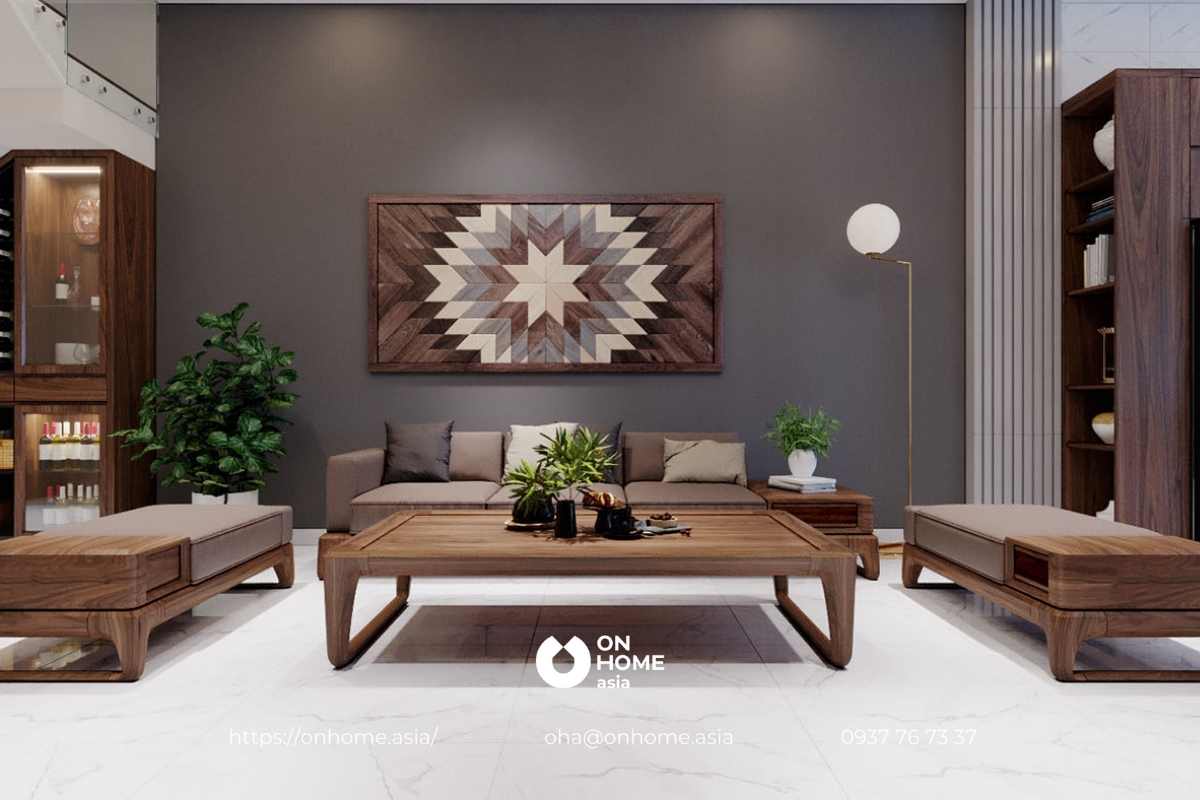 Tranh treo tường tạo ra một không gian sinh động