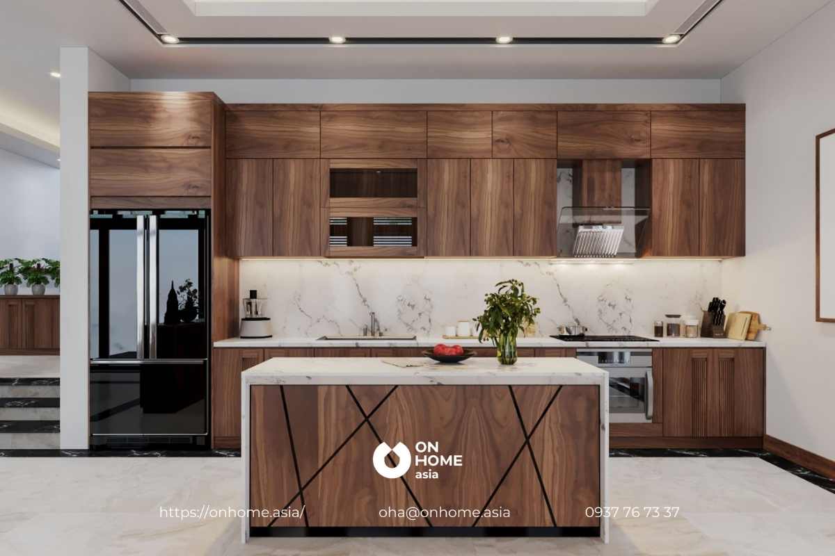 Thiết kế quầy bar bếp tiện lợi