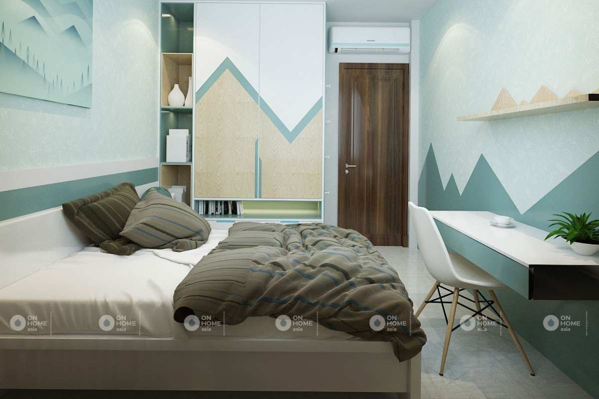 Phòng ngủ trẻ em với các họa tiết đáng yêu