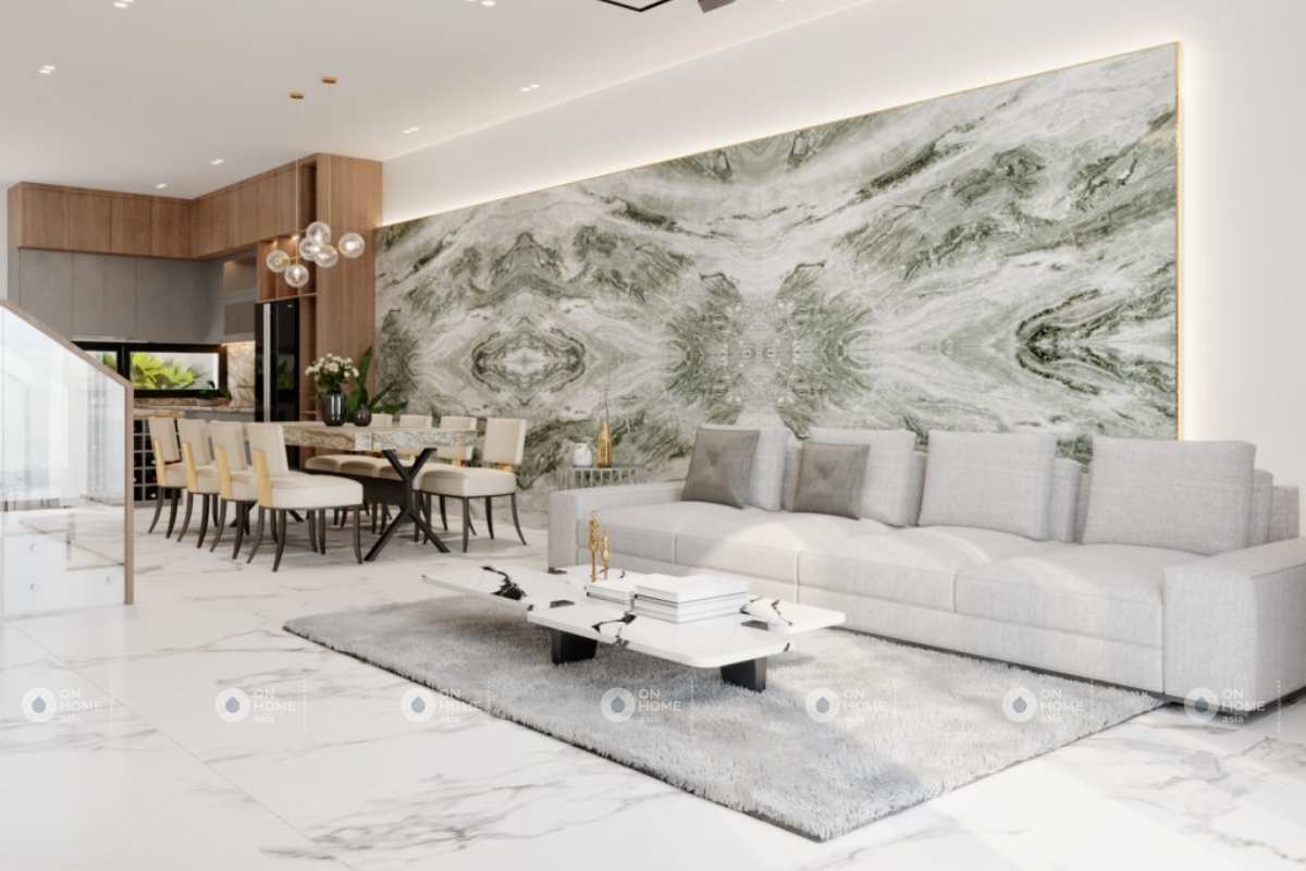 Nội thất phòng khách theo lối thiết kế mới