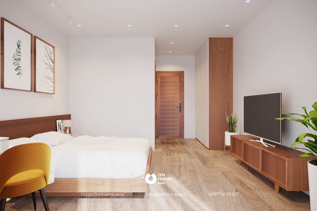 Không gian tràn ngập ánh sáng tự nhiên