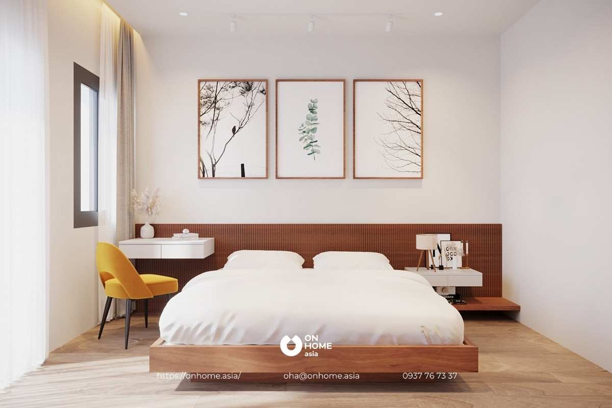 Thiết kế phòng ngủ nhỏ hiện đại, thanh lịch