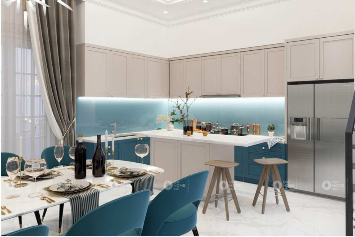 Thiết kế nội thất nhà tân cổ điển