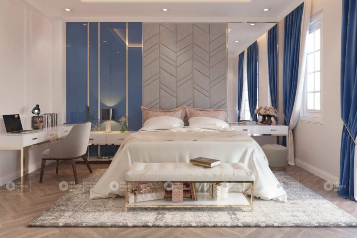 Thiết kế phòng ngủ tân cổ điển 
