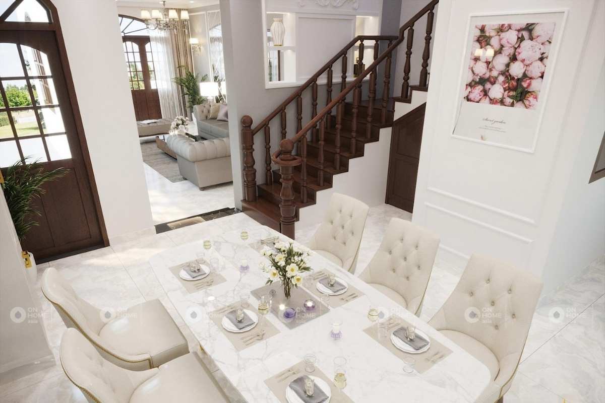 Nội thất nhà phố tân cổ điển