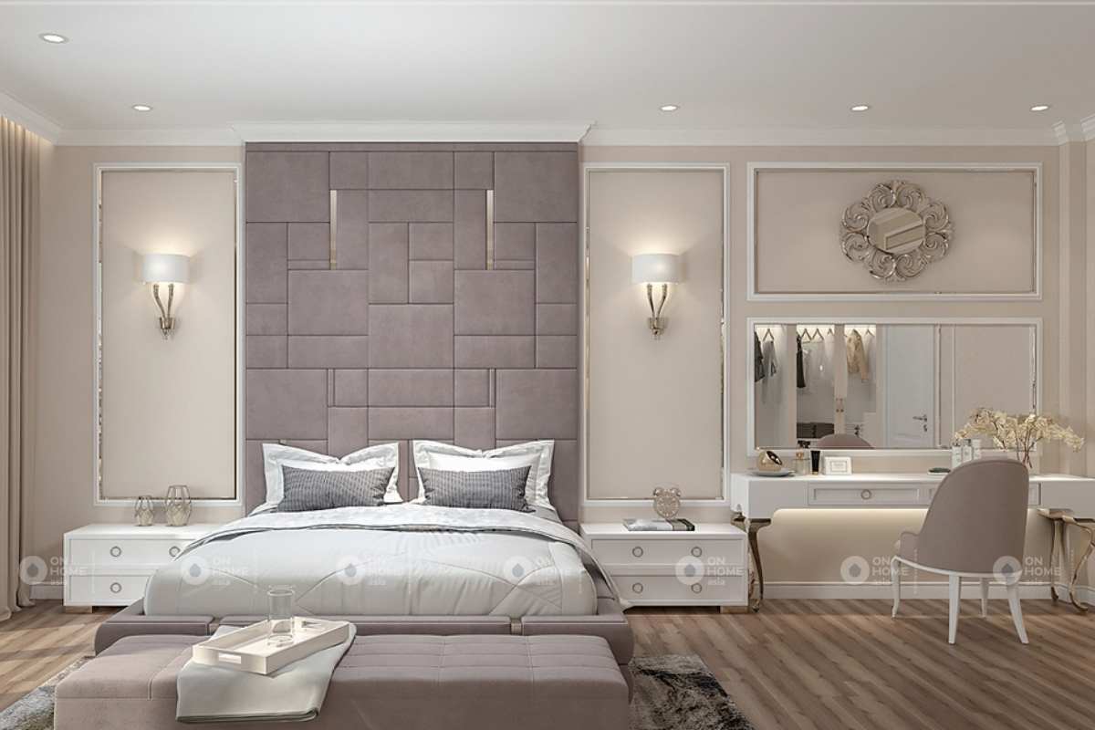 Thiết kế nội thất nhà phố tân cổ điển 