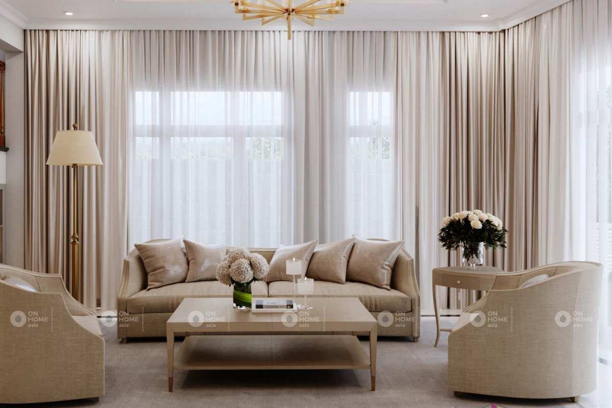 Thiết kế nội thất tân cổ điển thanh lịch sang trọng