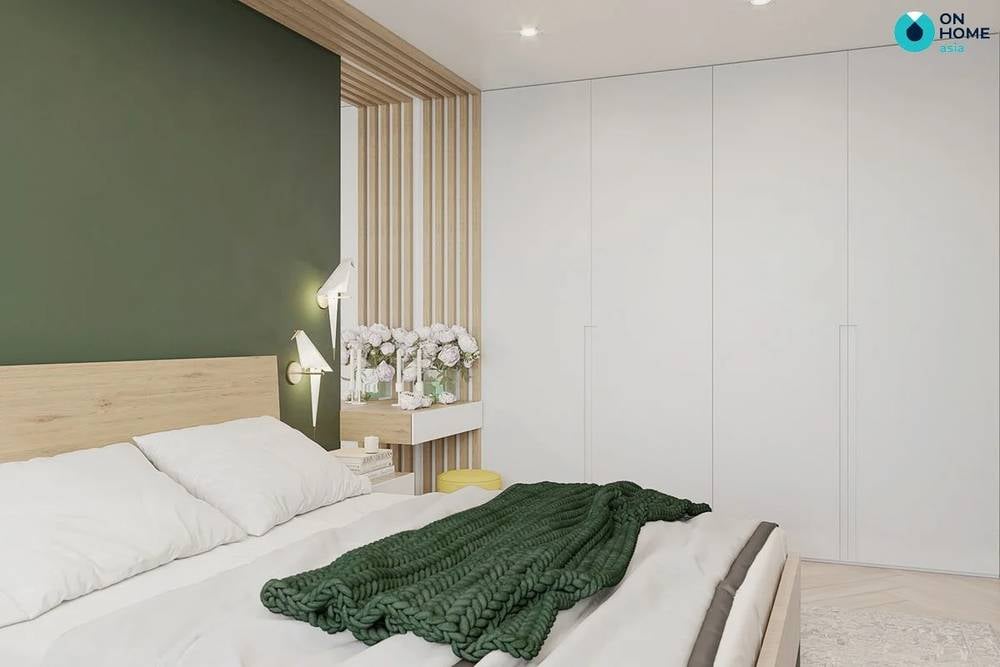 Nên thiết kế đầu giường cao hơn hoặc bằng với chân giường sẽ giúp anh/chị có giấc ngủ ngon hơn.