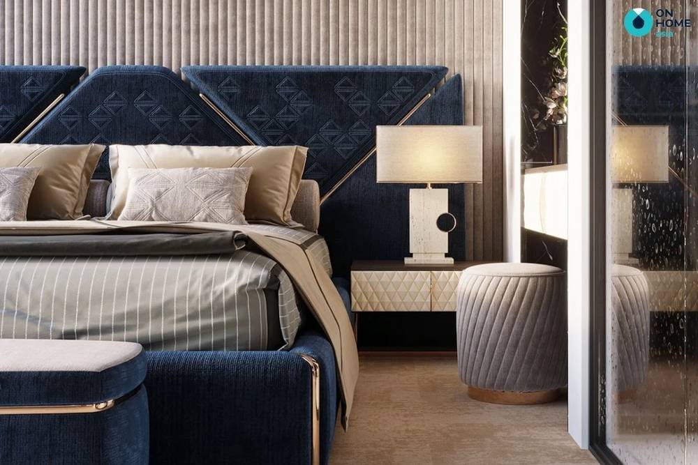 Thiết kế nội thất phòng ngủ theo phong cách Luxury