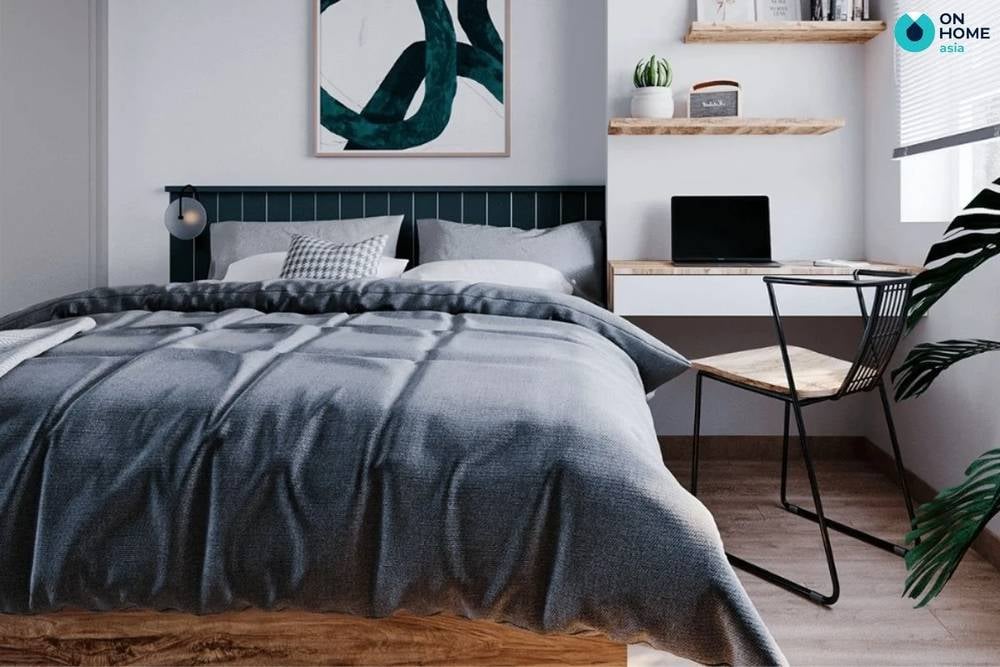 Một chiếc giường thật êm ái được đặt trong chính căn phòng của mình giúp có giấc ngủ sâu hơn.