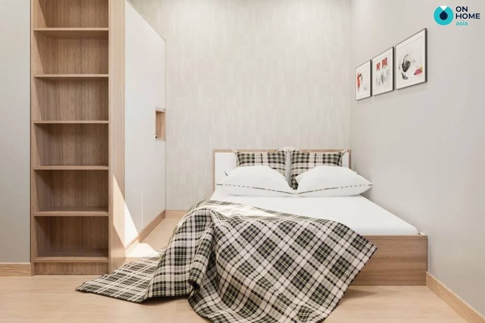 Thiết kế phòng ngủ nhỏ, đẹp mang dáng vẻ ngọt ngào, dễ thương.