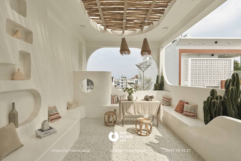 Thiết kế nhà ở theo phong cách Địa Trung Hải.