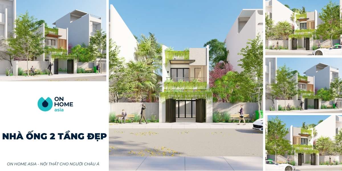 Nhà ống 2 tầng đẹp