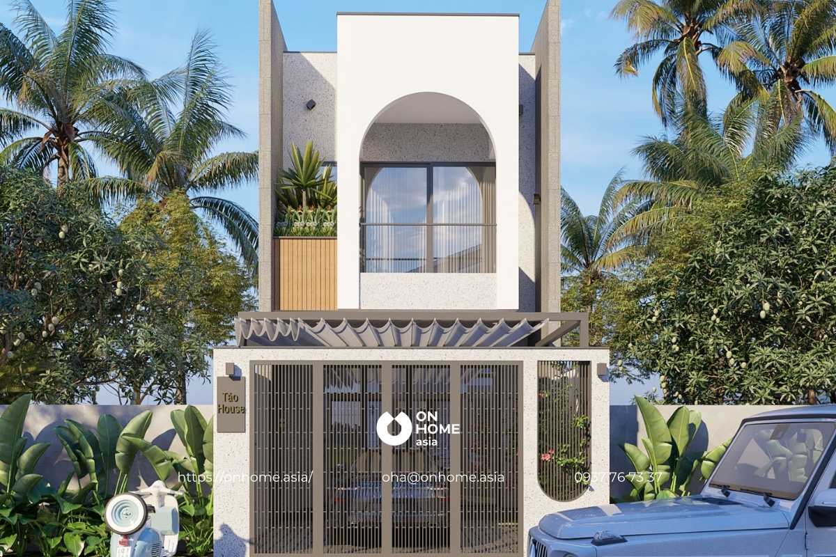 Mẫu nhà ống 2 tầng 5x15m