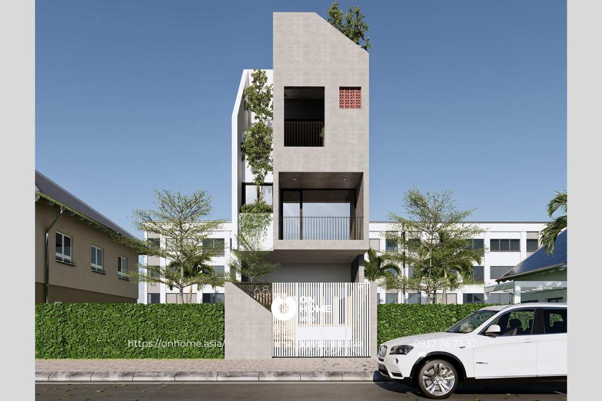 Thiết kế nhà ống 3 tầng 5x24m