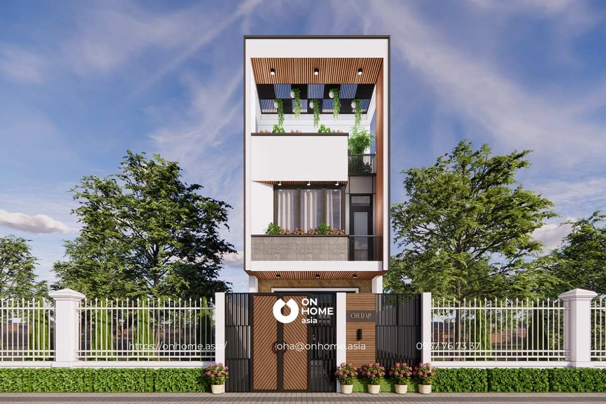 Nhà phố 2 tầng đơn giản 100m2 đẹp