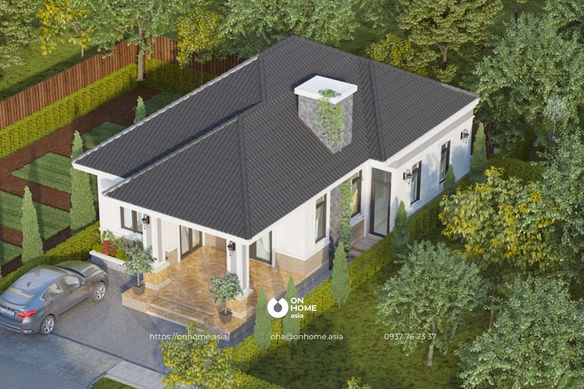 Mẫu thiết kế nhà cấp 4 3 phòng ngủ 85m2