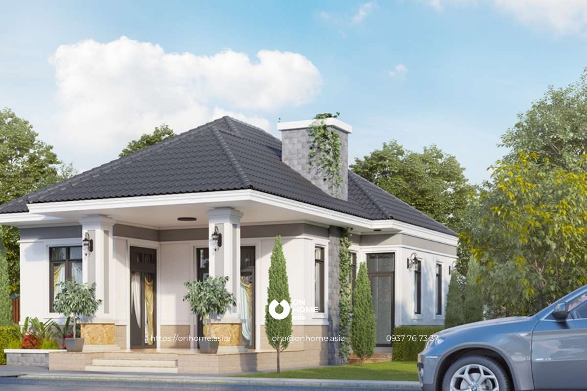 Mẫu thiết kế nhà cấp 4 3 phòng ngủ 85m2