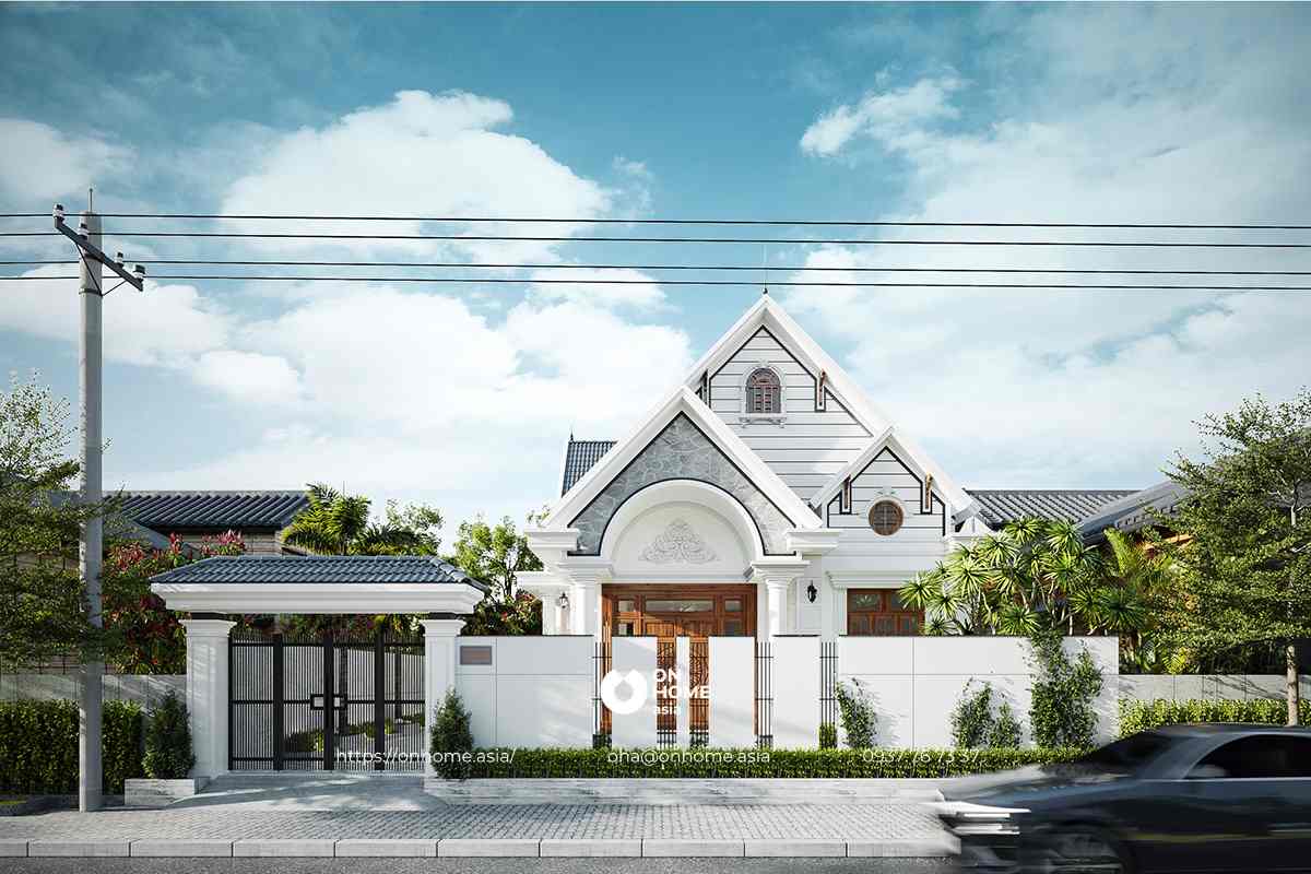 Thiết kế nhà cấp 4 3 phòng ngủ 5x20 mái Thái đẹp