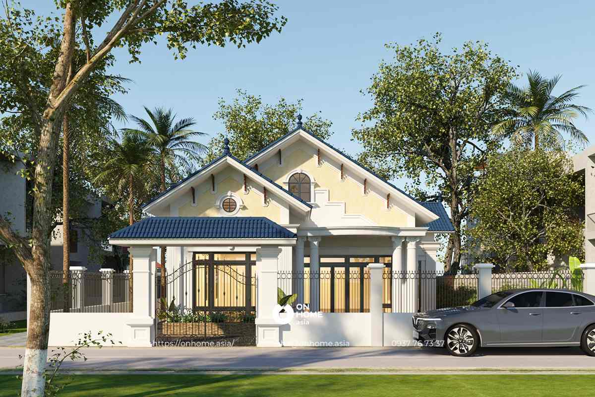 Thiết kế nhà cấp 4 3 phòng ngủ 300 triệu đồng