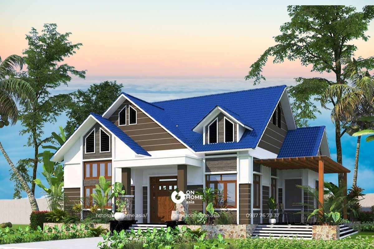 Nhà cấp 4 4 phòng ngủ 120m2 mái Thái