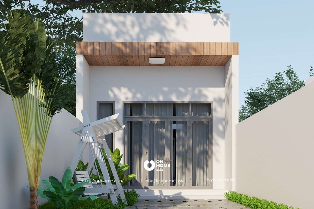 Mẫu nhà cấp 4 đẹp 5x20 200 triệu đơn giản