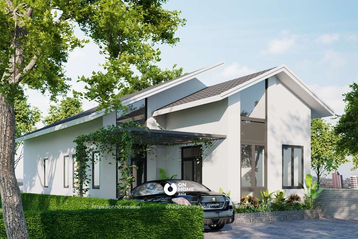 Mẫu nhà cấp 4 đẹp 5x20 500 triệu