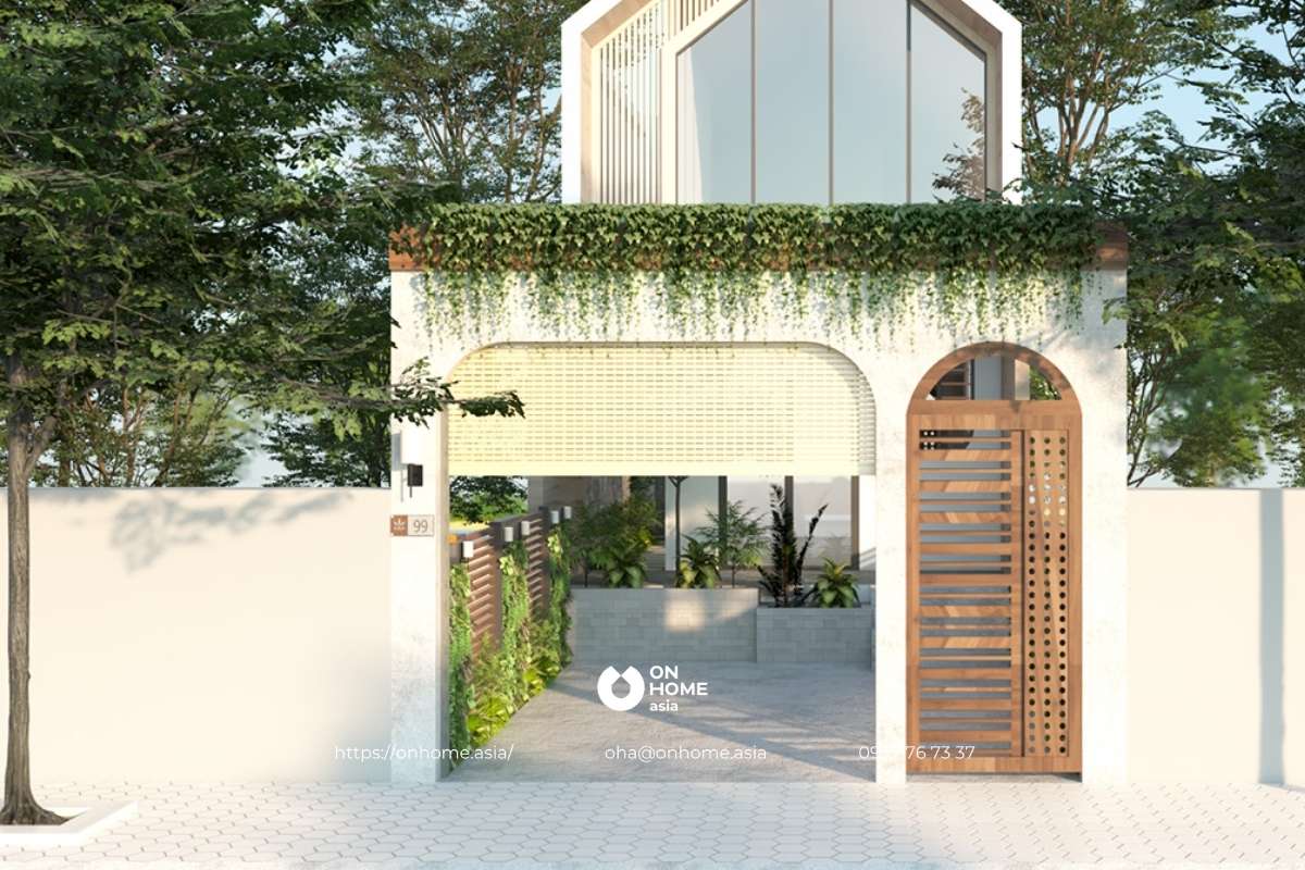 Mẫu nhà cấp 4 gác lửng 5x20 cực đẹp