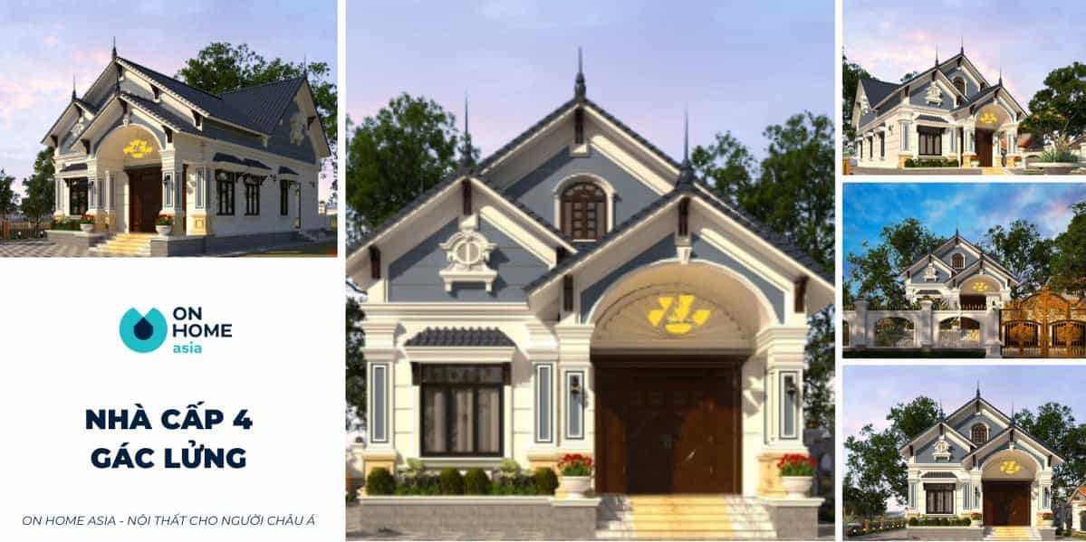 [BST] 500 mẫu nhà cấp 4 gác lửng đẹp và những lưu ý cực kì quan trọng