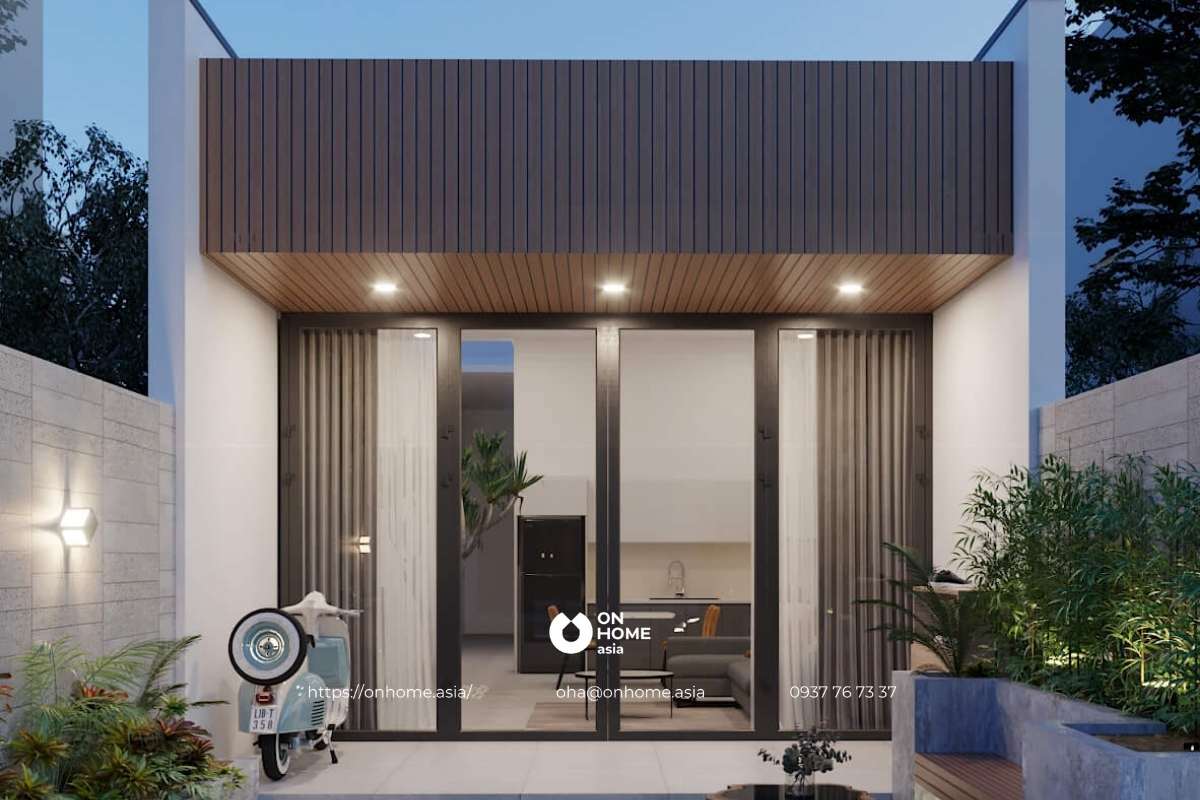 Nhà cấp 4 giá rẻ mái bằng đơn giản