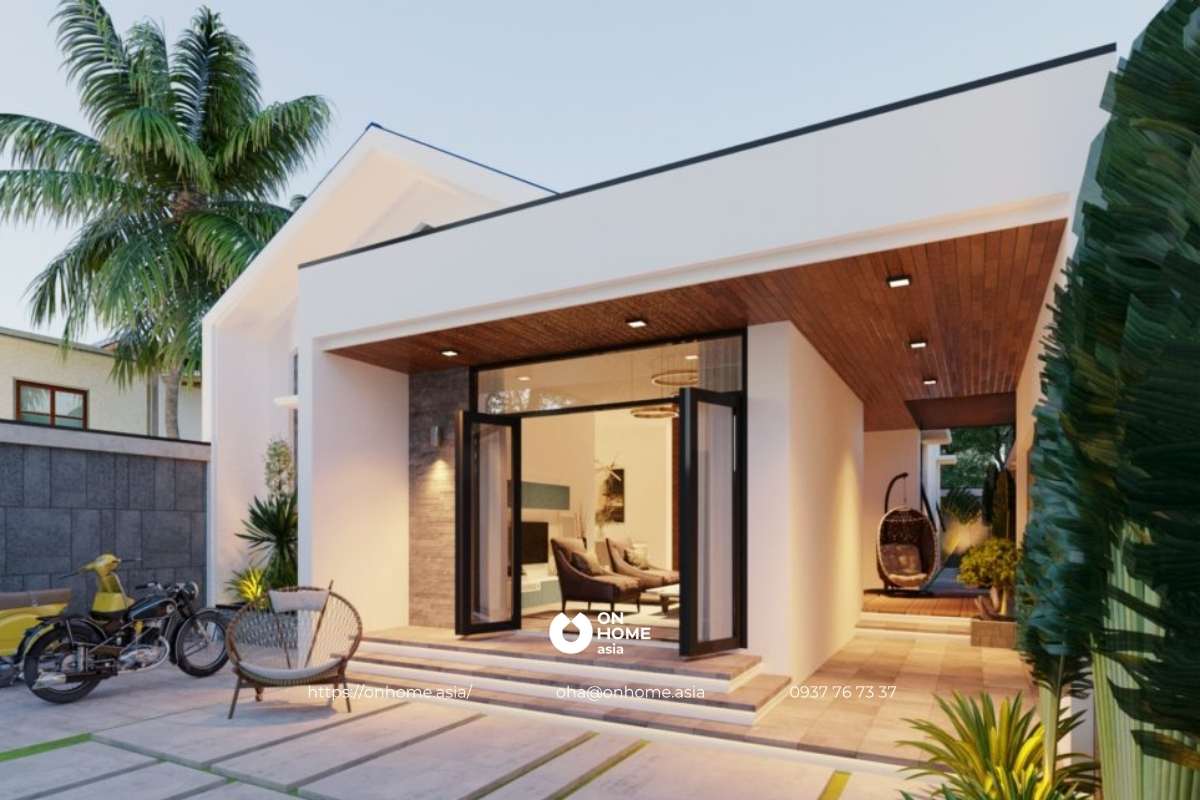 Mẫu nhà cấp 4 nhỏ đẹp