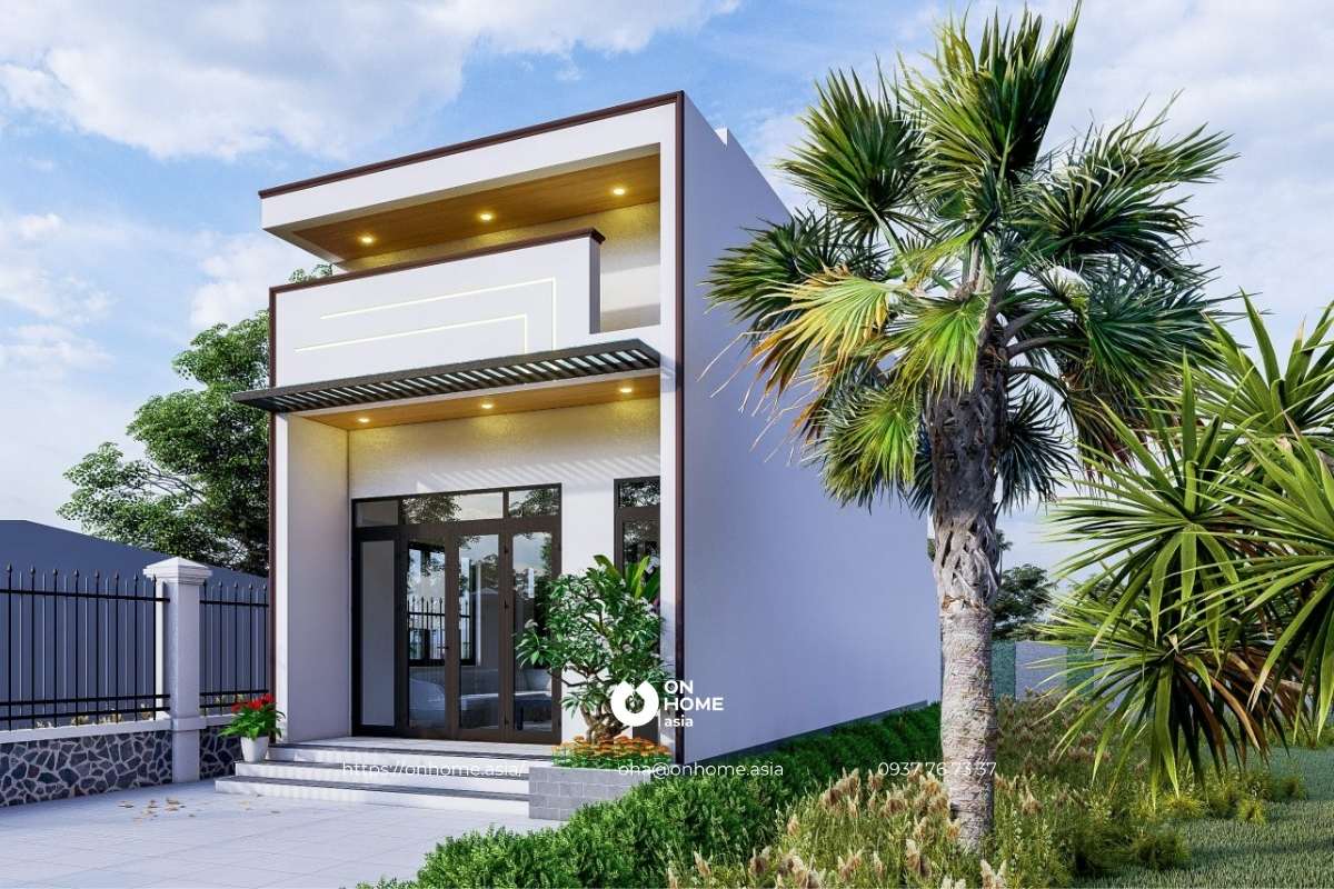 Nhà cấp 4 nhỏ xinh có gác lửng