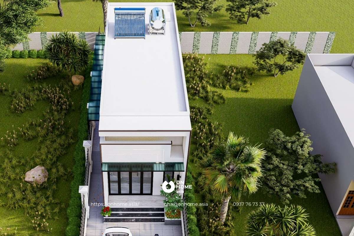 Nhà cấp 4 nhỏ xinh có gác