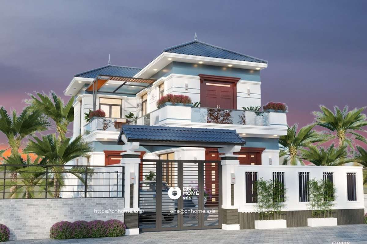 Thi công nhà chữ L