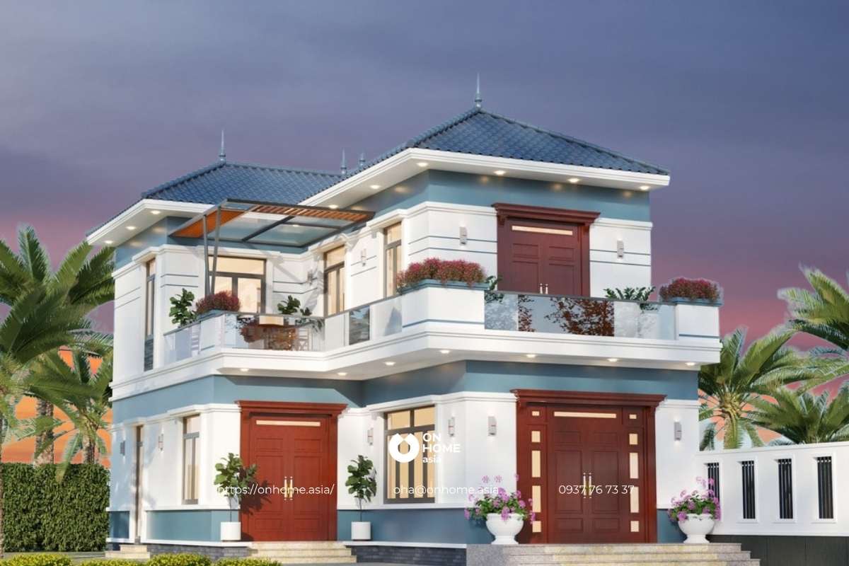 Chi phí thiết kế thi công nhà chữ L