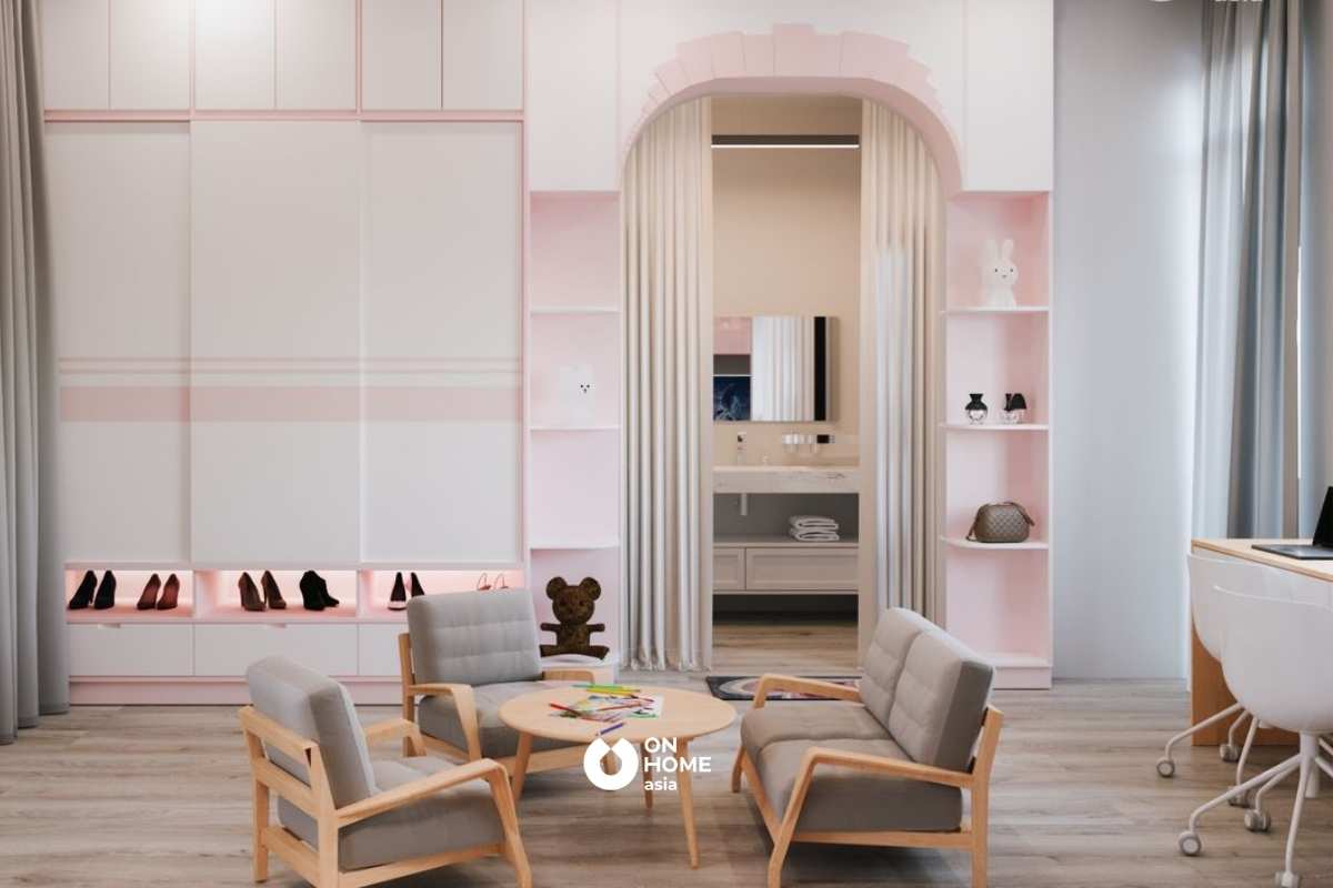 phòng ngủ bé gái
