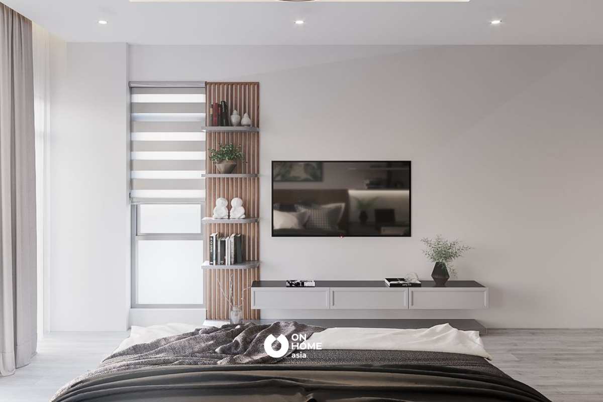 phòng ngủ được thiết kế đầy tinh tế