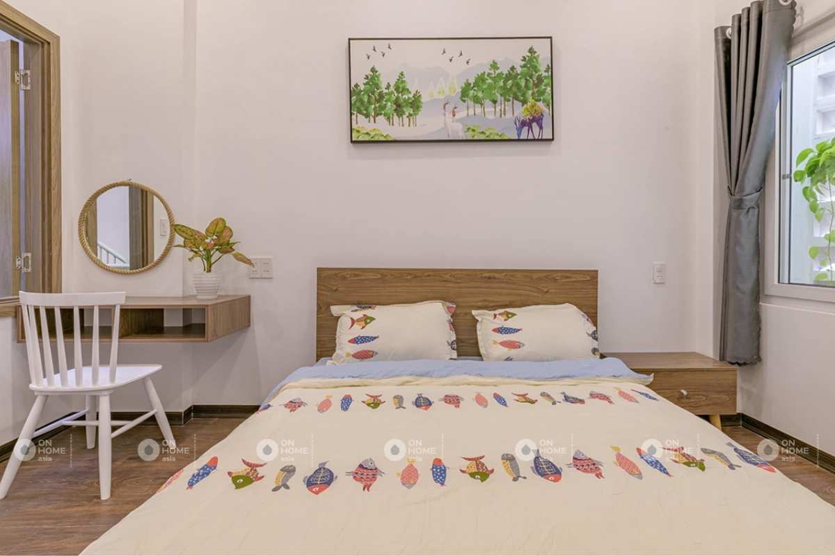 Nội thất phòng ngủ trẻ em với các họa tiết đáng yêu